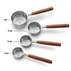 Rockler Measuring Cup Turning Hardware Kit, 4-Piece