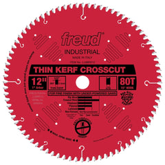 8" x 48T Freud Industrial Thin Kerf Crosscut Blade (LU88R008)