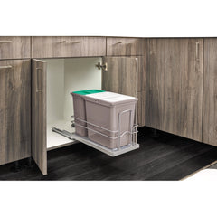 Single Cleaning Pullout Waste Containers