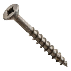Centerline #8 x 1-1/2'' Flat Head Square X Self-Countersinking Wood Screws, Lube Finished, 100-Pack