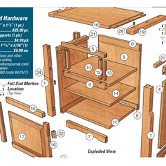 Greene and Greene-inspired Nightstand Downloadable Plan