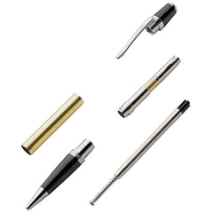 Manhattan Ballpoint Pen Hardware Kit - Chrome