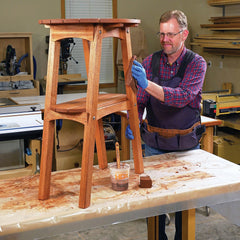 Rockler Bar-Height Adirondack Table Plan with Cardboard Templates