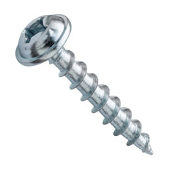 Centerline #8 x 1-1/4'' Washer Head Square X Wood Screws, Zinc, 100-Pack