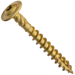 Centerline #14 x 2'' Washer Head Star Drive Construction Lag Screws, Exterior Bronze Ceramic, 50-Pack