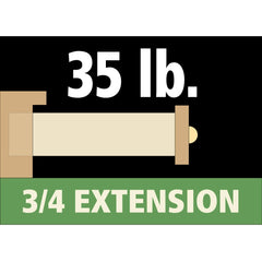 14" Centerline® Lifetime Series 714 35lb. Center Mount Drawer Slides