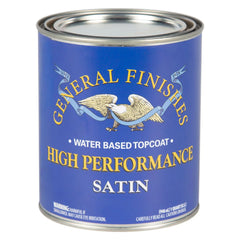 General Finishes High Performance Water-based Top Coat Satin, Pint