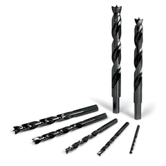 Montana 6-Piece Black-Oxide Brad Point Drill Bit Set
