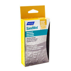 Norton SandWet Waterproof Sanding Sponge, 1500-Grit