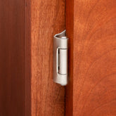 Partial Wrap 1/4" Overlay Hinges - Brass - pair