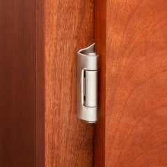 Partial Wrap 1/4" Overlay Hinges - Brass - pair