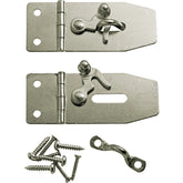 Jewelry Box Hasp w/Swing Latch, Nickel