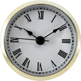 White Roman Precision Quartz Clock Movement