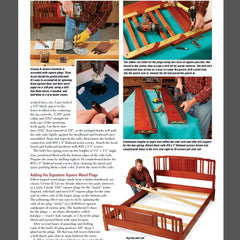 Greene and Greene Inspired Queen Bed Downloadable Plan