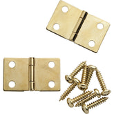 1/2" x 5/8" Butt Hinge, Brass