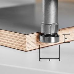 Festool Edge Trimming Cutter HW/KLS D22/8-OFK (490565)