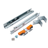 Blum Tandem Edge 7/8 Extension Drawer Slides with Blumotion Kit, 12''