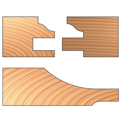 Freud® 97-258 3-Pc. Door Router Bit - 1" H x 1/2" Shank