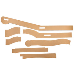 Rockler English Garden Bench Plan with Cardboard Templates