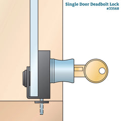 Single Door Deadbolt Lock