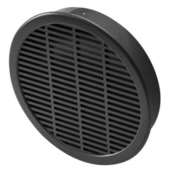 White Round Vent Grill, Fits 4'' Hole