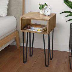 6''H I-Semble Bent Flat Steel Legs with Adjustable Feet, Set of 4