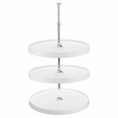 18" (450 mm) Diameter Full Circle Shelves, Almond (6013-18-15-526)