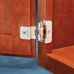 3/8'' Inset Double Demountable Cabinet Hinges, Oil-Rubbed Bronze