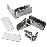 Glass Door Pivot Hinge - Polished Chrome (Pair)