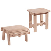 Rockler Adirondack Foot Stool and Side Table Plans