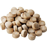 Birch-1/2" Oval Top Wood Plugs