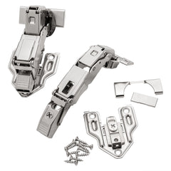 Blum Clip Top 155° Zero Protrusion Hinges, Nickel, Face Frame, 5/8"Overlay