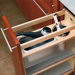 Vanity Grooming Organizer - Vanity Height, Natural, Wood - Maple (445-VCG20-8)