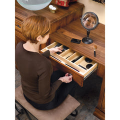 Wood Utility Tray Insert - 15 in. Walnut