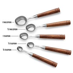 Rockler Measuring Spoon Turning Hardware Kit, 5-Piece