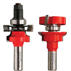Freud® 99-760 Quarter- Round Premier Adjustable Rail and Stile Router Bit Set - 1-11/16" Dia x 1-1/4" H x 1/2" Shank