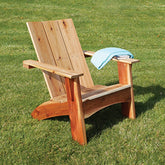Rockler Modern Adirondack Chair Plan with Cardboard Templates
