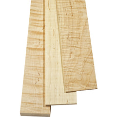 Soft Curly Maple by the Piece, 1/8" X 3" X 48"