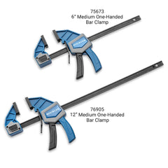 Rockler Medium-Duty One-Handed Bar Clamp, 6''