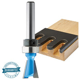 Rockler 14° Dovetail Pattern Router Bit - 1/2" Dia x 1/2" H x 1/4" Shank