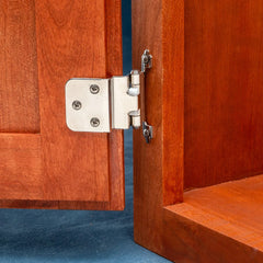 3/8'' Inset Self-Closing Face-Mount Cabinet Hinges (3428), Oil-Rubbed Bronze