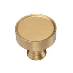 1-1/4'' Lisbon Cabinet Knob, Satin Brass