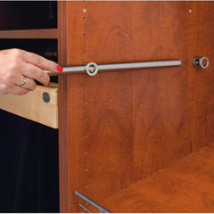 Designer Valet Rod, Chrome, Metal (CVR-14-CR)