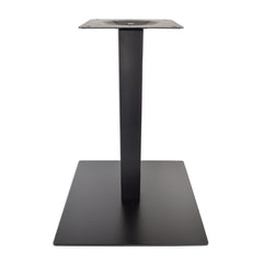 Positano 17'' Dia. Round Steel Table Base, Black Powder-Coat, Table Height
