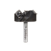 Amana Tool Industrial-Grade Spoilboard Flattening/Slab Leveling Router Bit with 3 Carbide Inserts, 1-1/2'' Dia. x 3/4'' Cutting Height x 1/4'' Shank