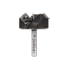Amana Tool Industrial-Grade Spoilboard Flattening/Slab Leveling Router Bit with 3 Carbide Inserts, 1-1/2'' Dia. x 3/4'' Cutting Height x 1/4'' Shank