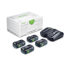 Festool Energy Set SYS 18V 4xTBX4/TCL6DUO (578946)