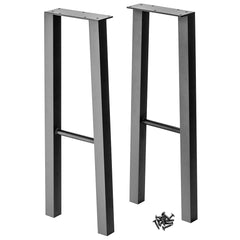 16''H I-Semble A-Style Steel Legs with Adjustable Feet, Set of 2