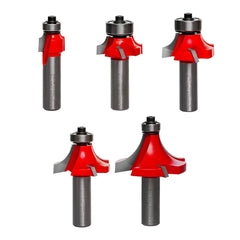 Freud® 89-152 5-Pc. Round Over Router Bit Set - 1/2" Shank