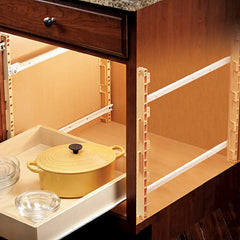 1-1/4" QuikTray Rollout Shelf Support Kit, Tan